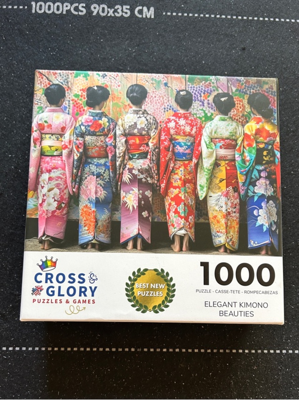 Cross & Glory 1000-Piece Puzzle - Elegant Kimono Beauties (Multicolor)